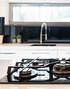 Splashbacks - Mirrored + Painted